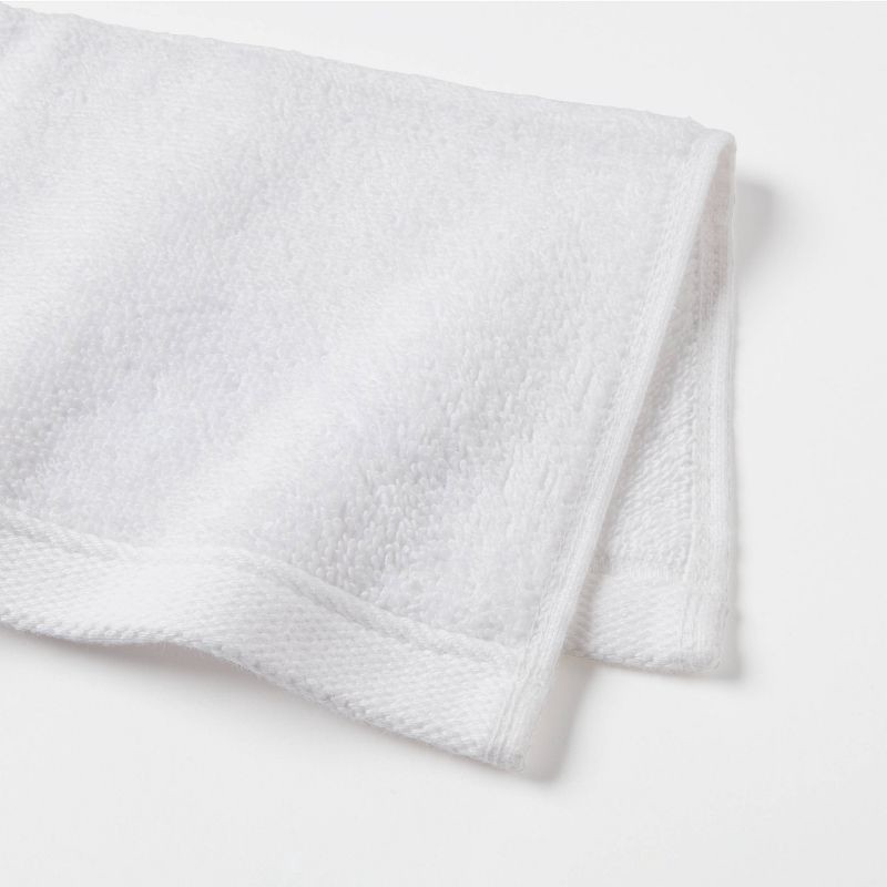 slide 4 of 4, 8pk Antimicrobial Washcloth Set White - Room Essentials™, 8 ct