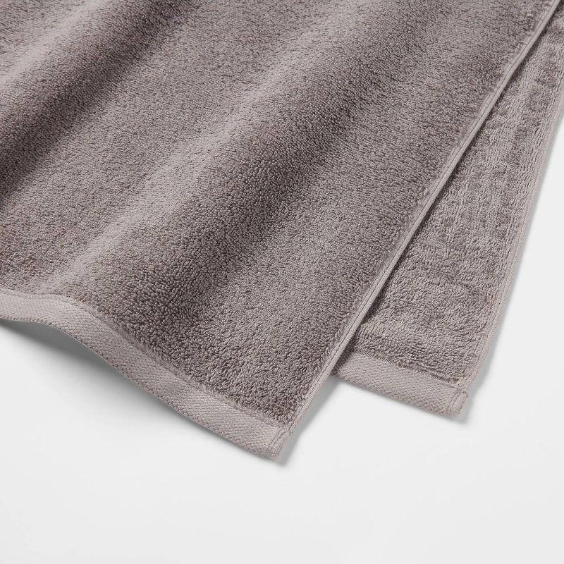 slide 6 of 6, 4pc Antimicrobial Assorted Bath and Hand Towel Set Gray - Room Essentials™, 4 ct