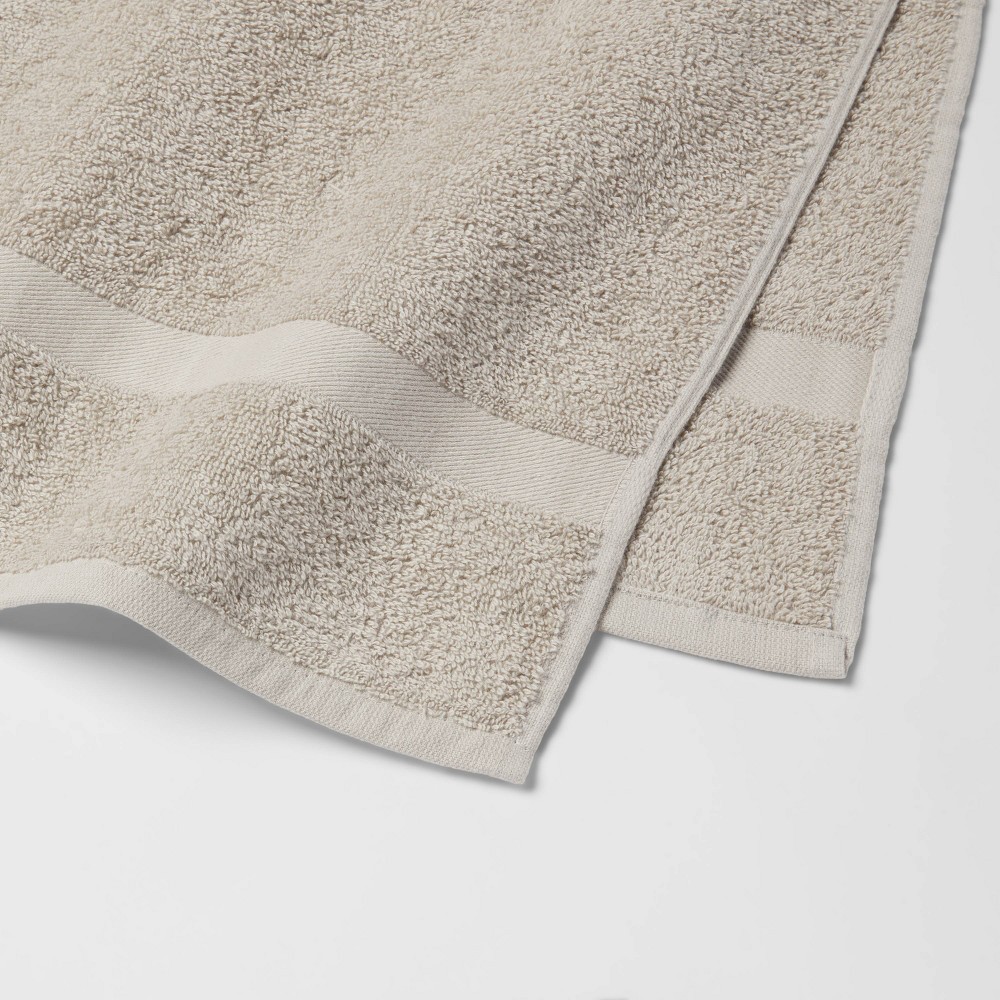 slide 3 of 3, Bath Towel Gray Sand - Room Essentials, 1 ct
