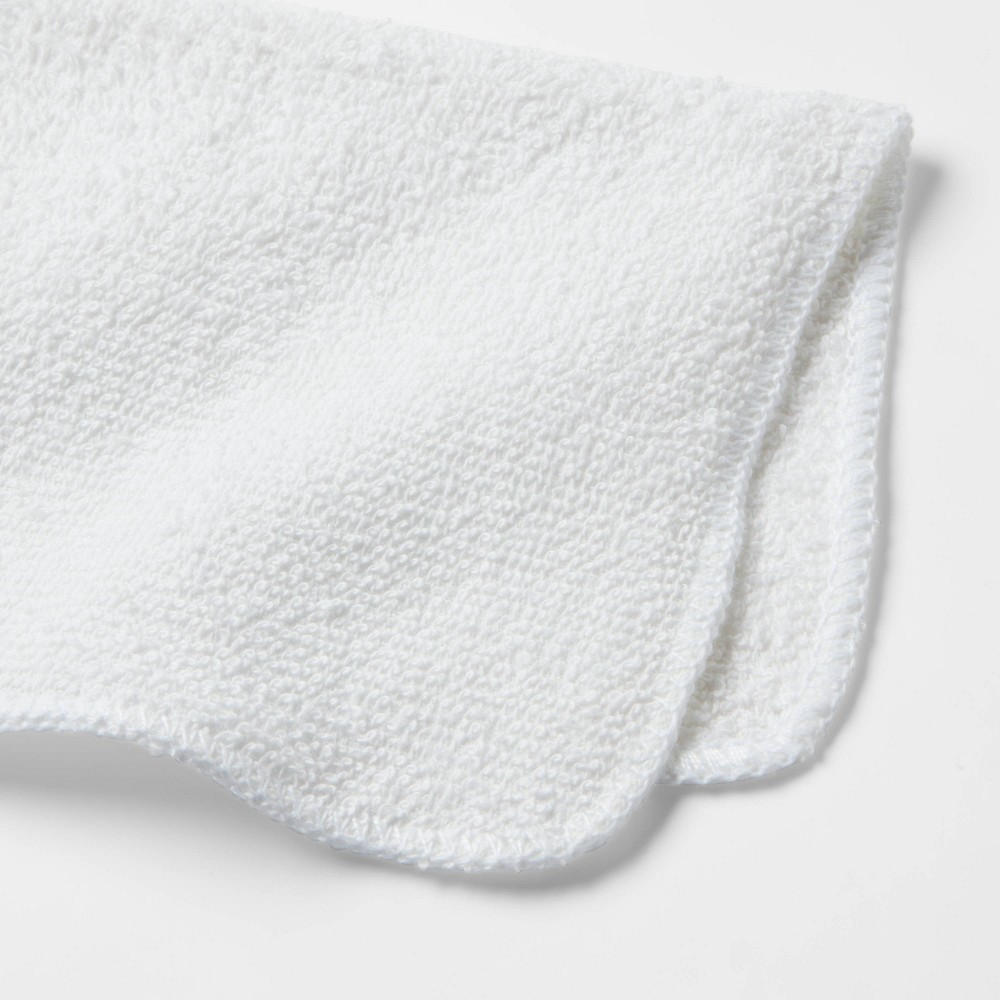 slide 4 of 4, 6pk Washcloth Set White - Room Essentials, 6 ct
