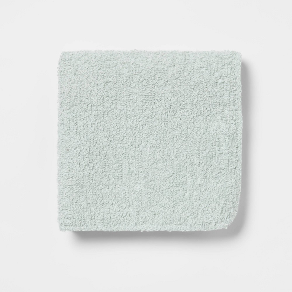 slide 3 of 4, 6pk Washcloth Set Mint - Room Essentials, 6 ct