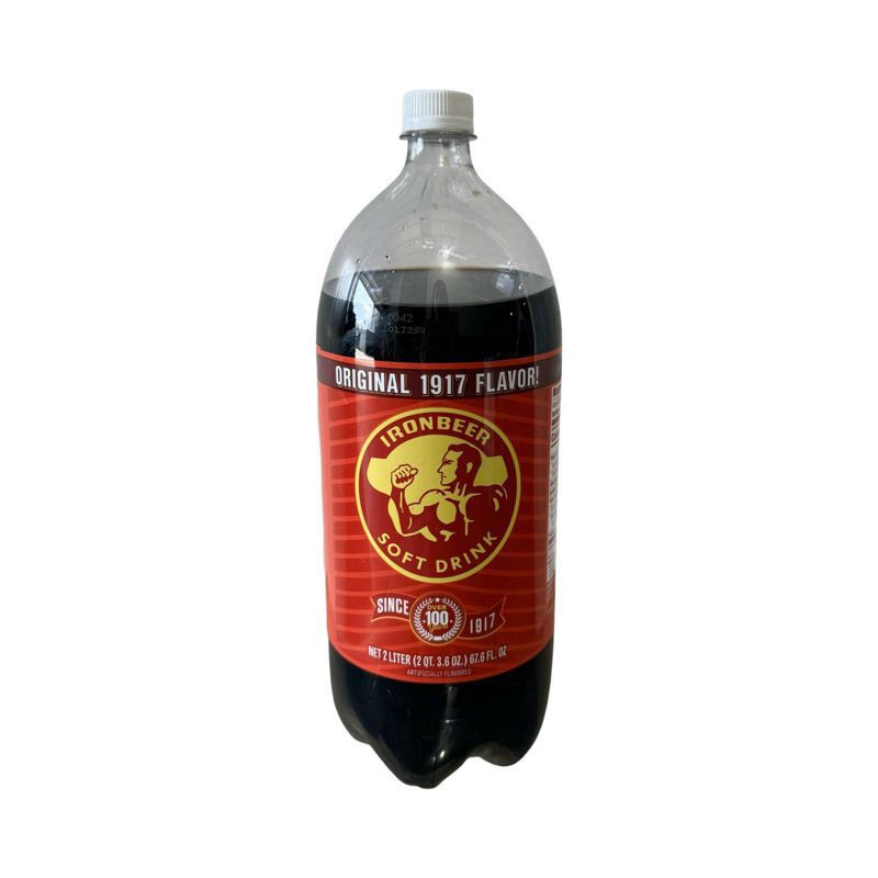 slide 1 of 1, Sunchy Ironbeer Soda - 2L Bottle, 2 liter