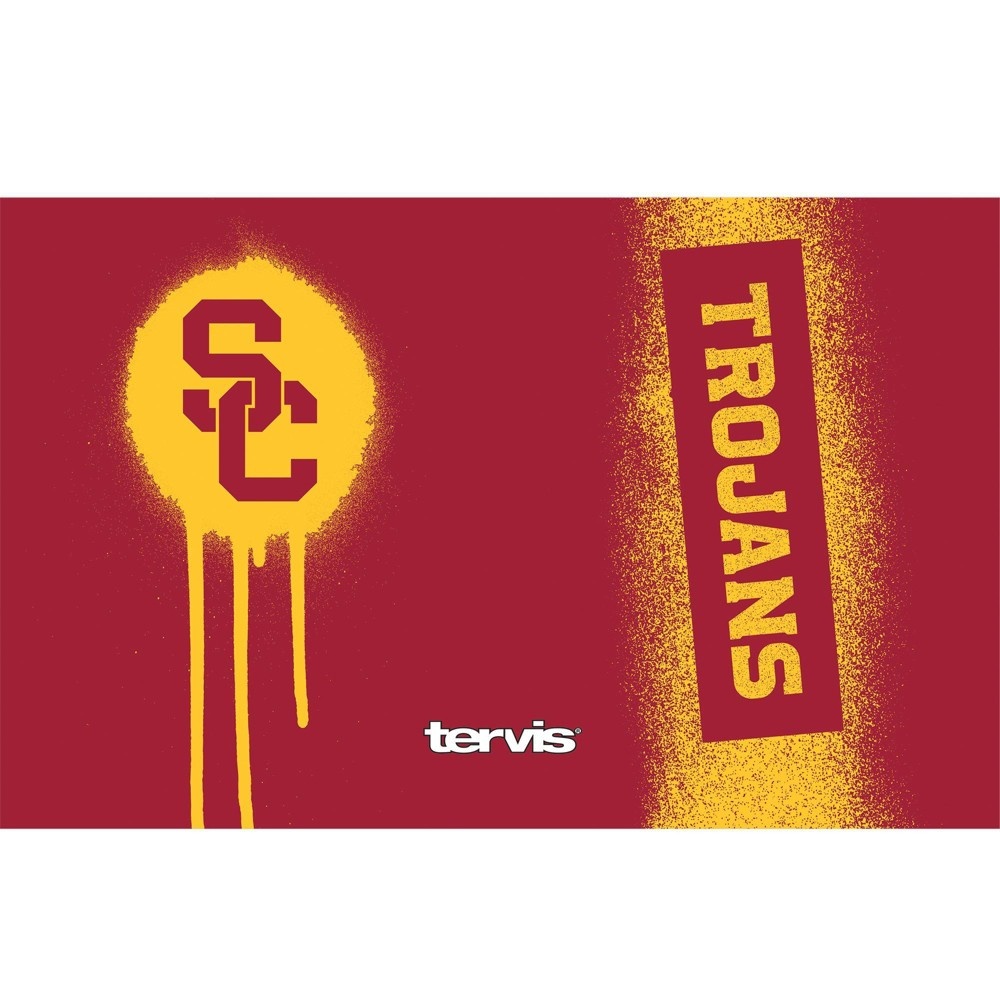 slide 2 of 3, NCAA USC Trojans Graffiti Stainless Steel Tumbler, 20 oz