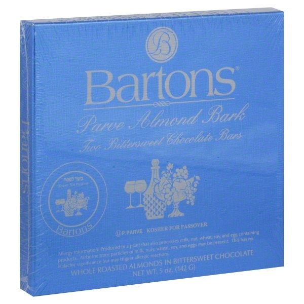 slide 1 of 1, Barton's Bartons Dark Chocolate Almond Bark - 5 Oz, 5 oz
