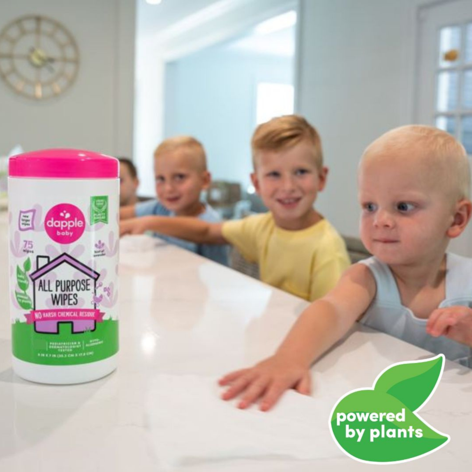 slide 4 of 5, Dapple Baby All Purpose Lavender Wipes 75 ea, 75 ct