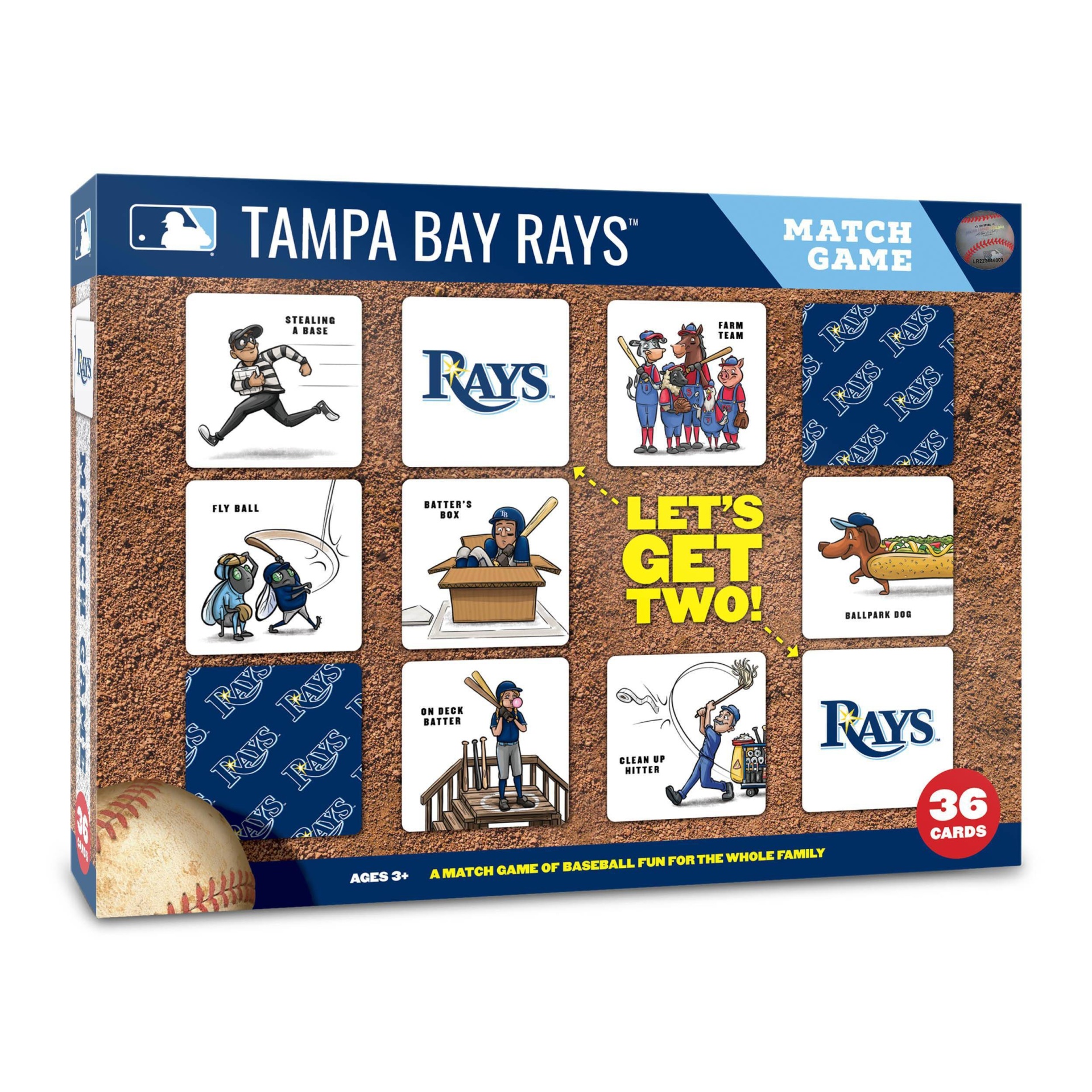 MLB Tampa Bay Rays Memory Match Game 1 ct Shipt