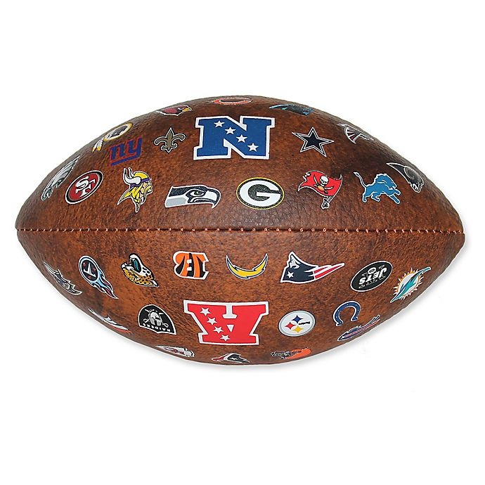 slide 1 of 1, NFL 32-Team Colored Throwback Football, 1 ct