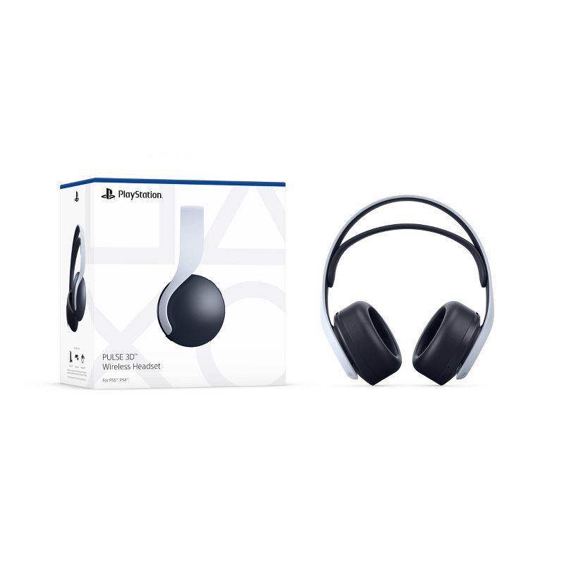 slide 4 of 4, Sony Pulse 3D Bluetooth Wireless Gaming Headset for PlayStation 5 - White, 1 ct