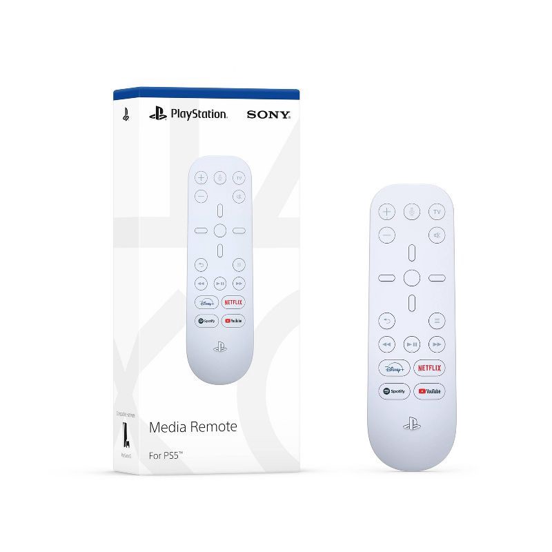 slide 4 of 4, PlayStation 5 Media Remote, 1 ct