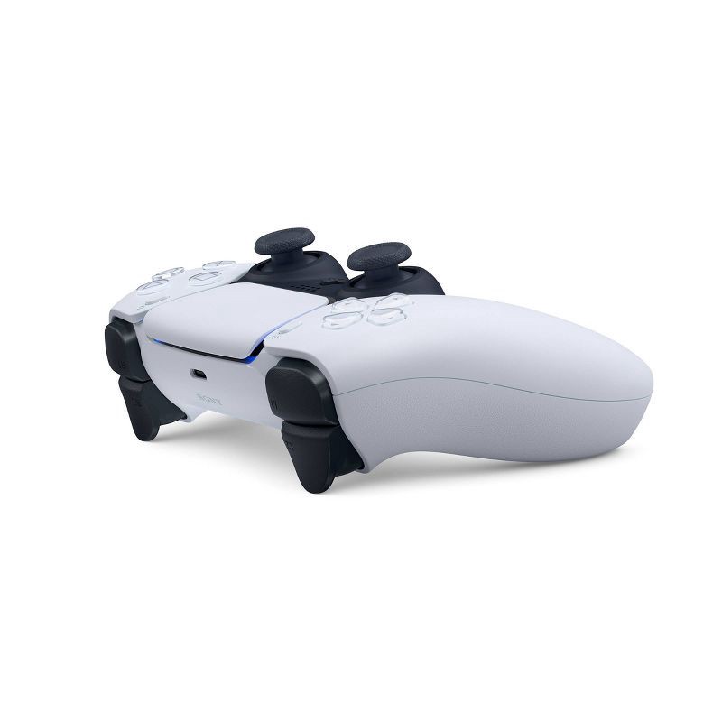 slide 2 of 6, DualSense Wireless Controller for PlayStation 5 - White/Black, 1 ct