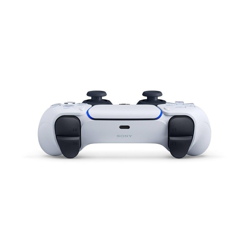 slide 3 of 6, DualSense Wireless Controller for PlayStation 5 - White/Black, 1 ct