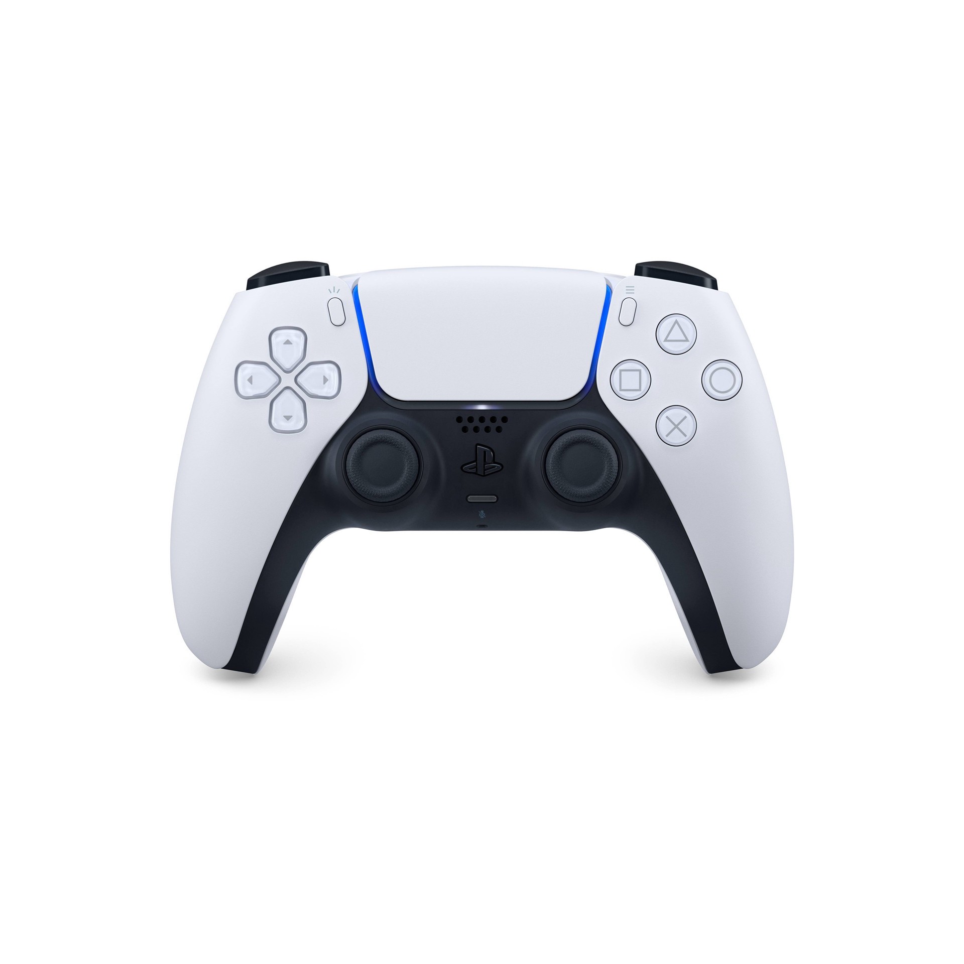 slide 1 of 6, DualSense Wireless Controller for PlayStation 5 - White/Black, 1 ct