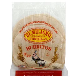 El Milagro Burrito Flour Tortillas