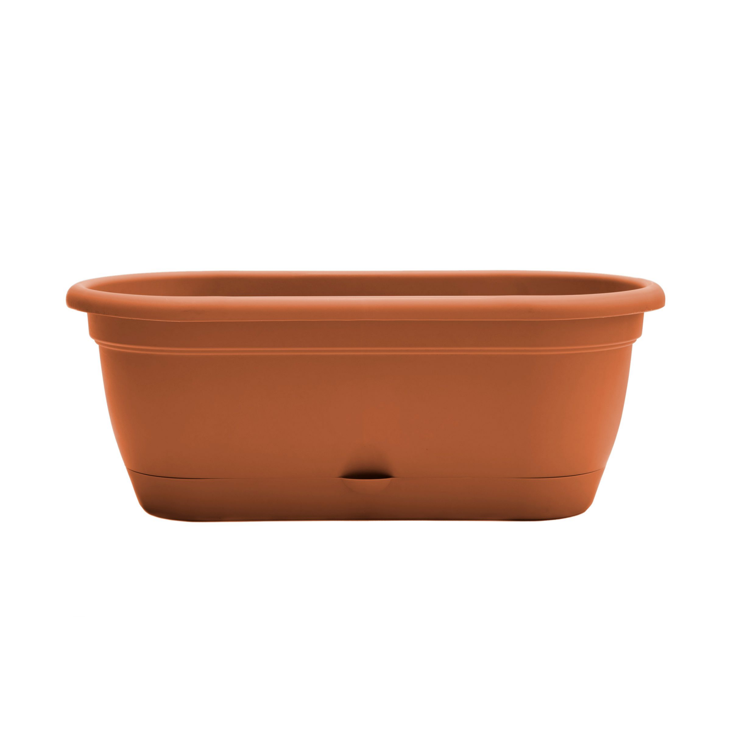 slide 1 of 2, Bloem Oval Lucca Window Box Planter - Terracotta, 18 in