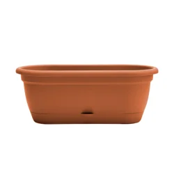Bloem Oval Lucca Window Box Planter - Terracotta