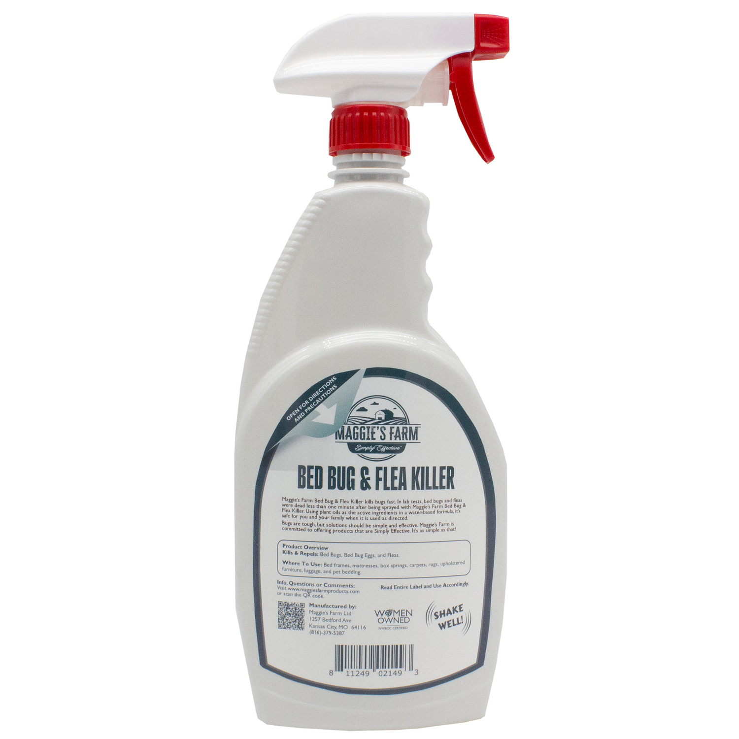 slide 2 of 5, MAGGIES FARM MAGGIE's FARM BED BUG & FLEA KILLER RTU 24OZ, 24 oz