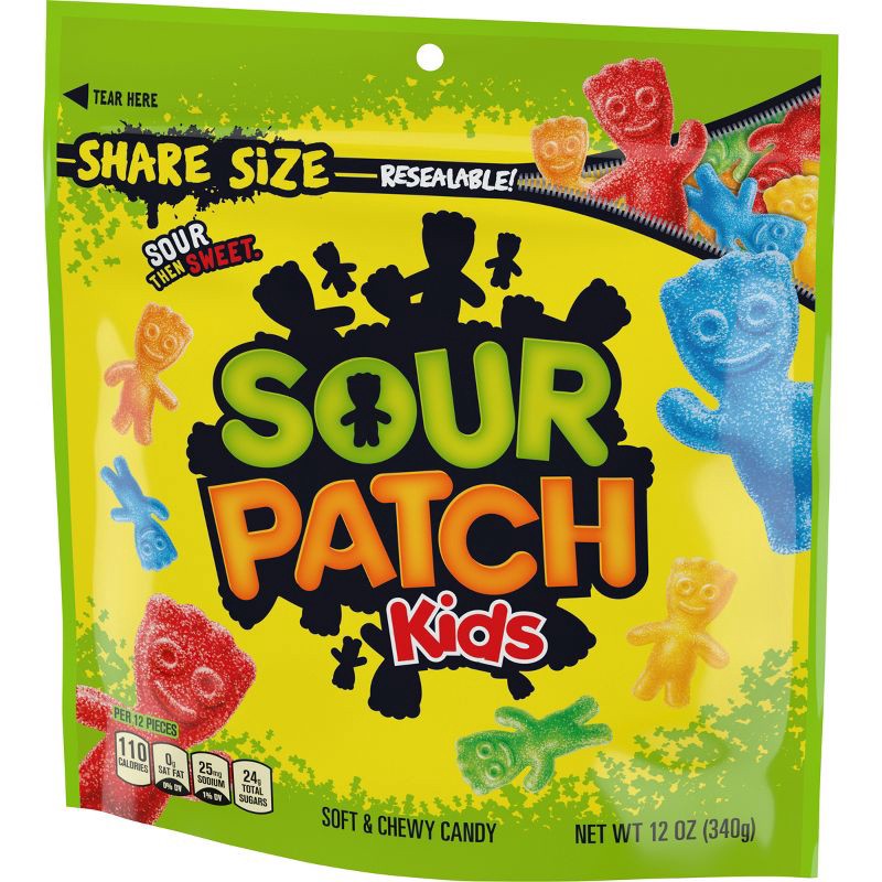 slide 9 of 16, Sour Patch Kids Soft & Chewy Candy - 12oz, 12 oz