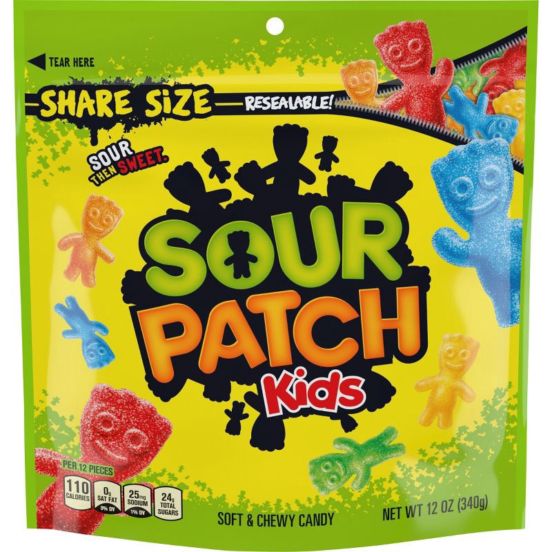 slide 1 of 16, Sour Patch Kids Soft & Chewy Candy - 12oz, 12 oz