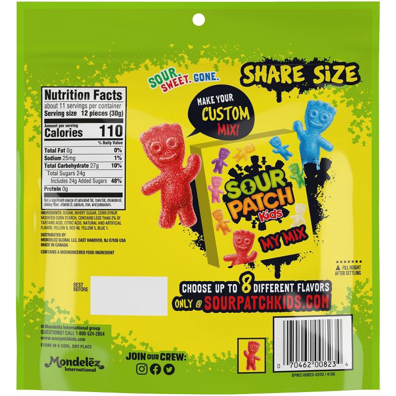 slide 10 of 16, Sour Patch Kids Soft & Chewy Candy - 12oz, 12 oz