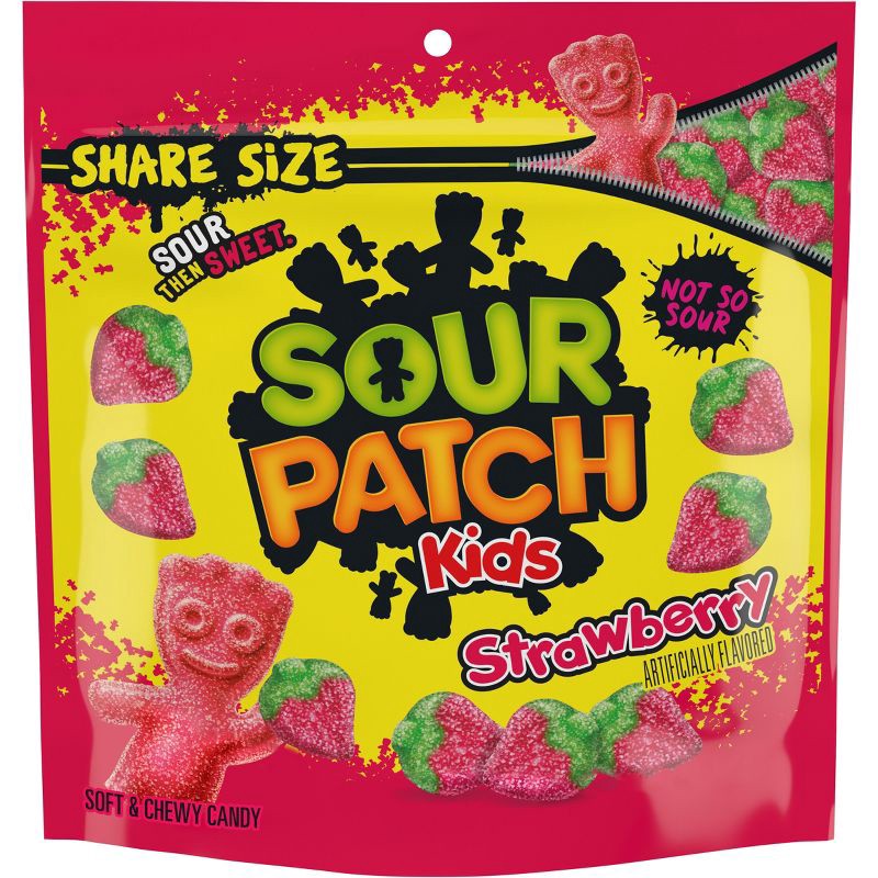 slide 1 of 11, Sour Patch Kids Strawberry Soft & Chewy Candy - 12oz, 12 oz