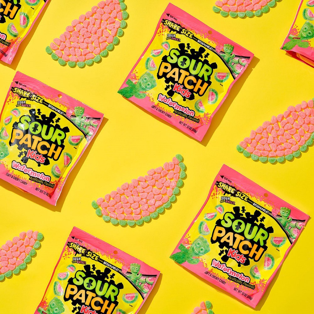 slide 3 of 13, Sour Patch Kids Watermelon Soft & Chewy Candy - 12oz, 12 oz