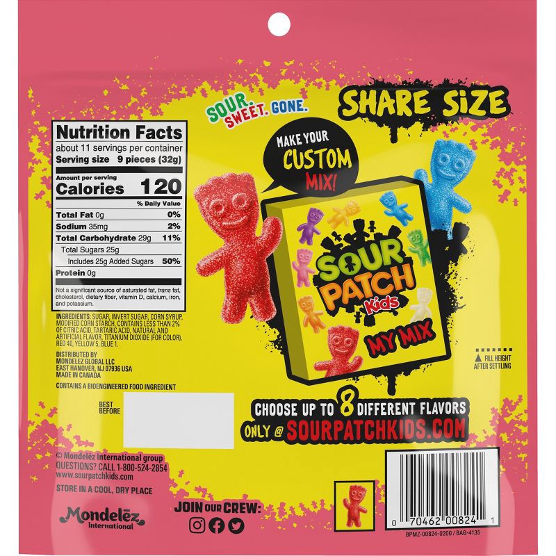 slide 6 of 13, Sour Patch Kids Watermelon Soft & Chewy Candy - 12oz, 12 oz