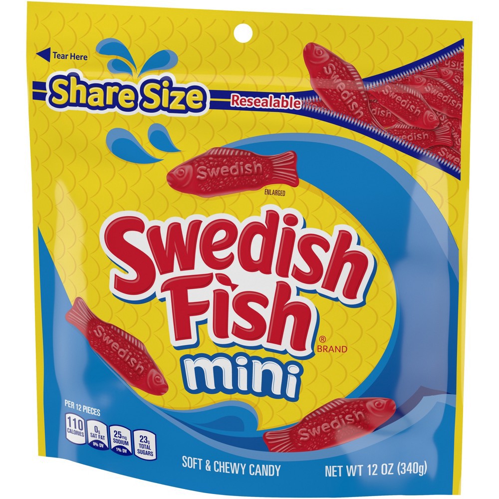 slide 5 of 15, Swedish Fish Mini Soft & Chewy Candy - 12oz, 12 oz