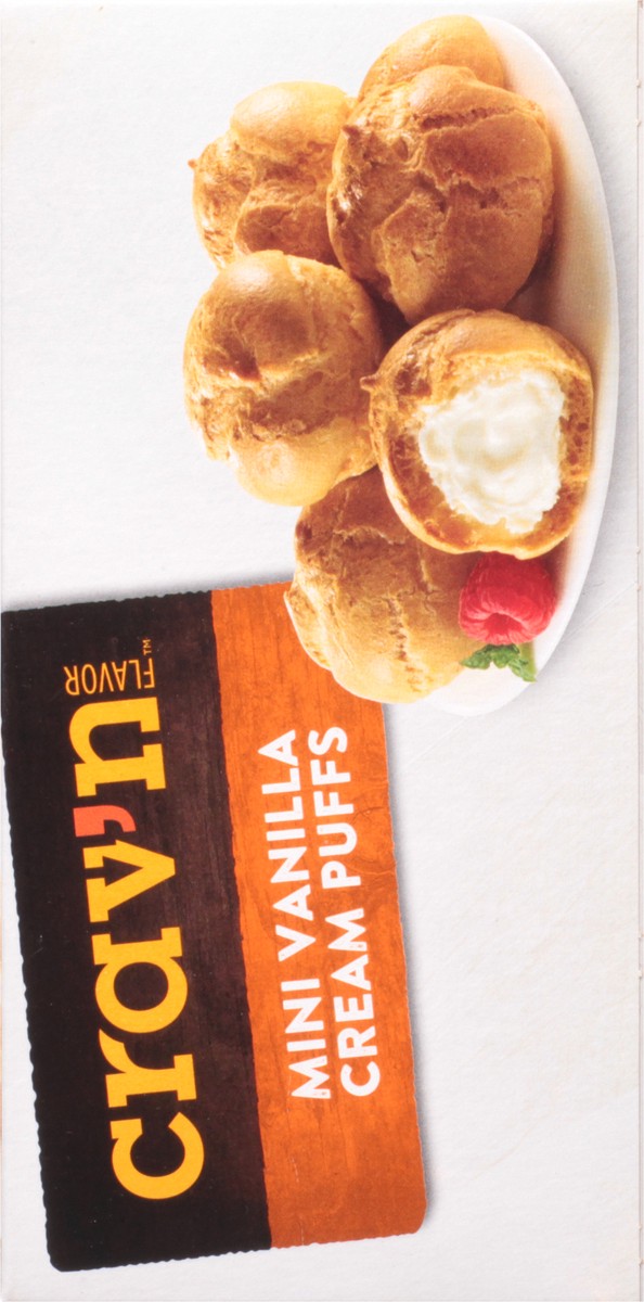 slide 10 of 19, Crav'n Flavor Mini Vanilla Cream Puffs 30 ea, 30 ct