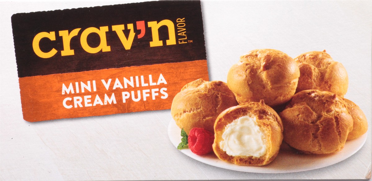 slide 16 of 19, Crav'n Flavor Mini Vanilla Cream Puffs 30 ea, 30 ct