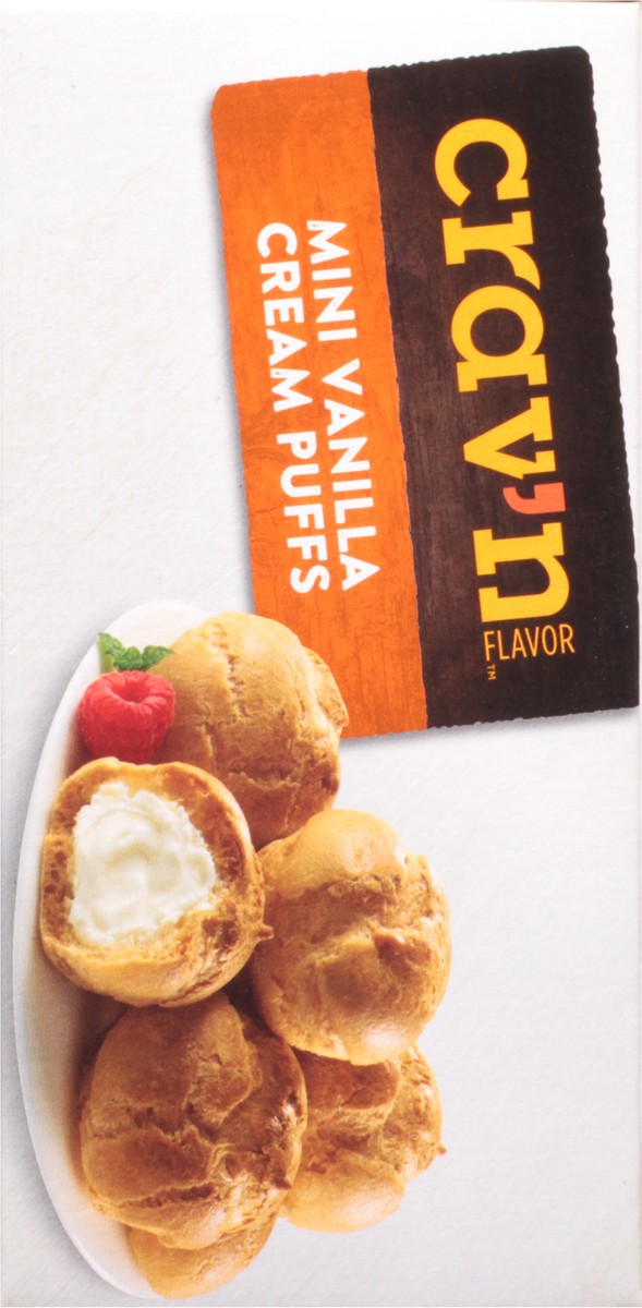 slide 6 of 19, Crav'n Flavor Mini Vanilla Cream Puffs 30 ea, 30 ct