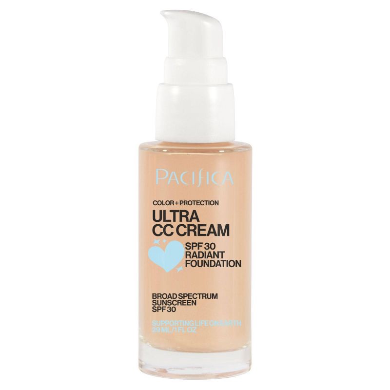 slide 1 of 9, Pacifica Ultra CC Cream Radiant Foundation with SPF 17 - Neutral/Fair - 1 fl oz, 1 fl oz