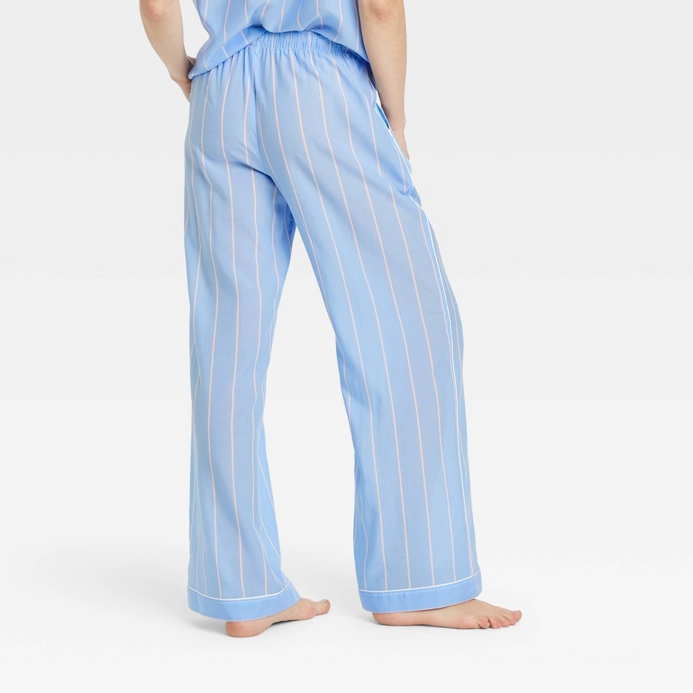 Women's Striped Simply Cool Pajama Pants - Stars Above Blue XL 1