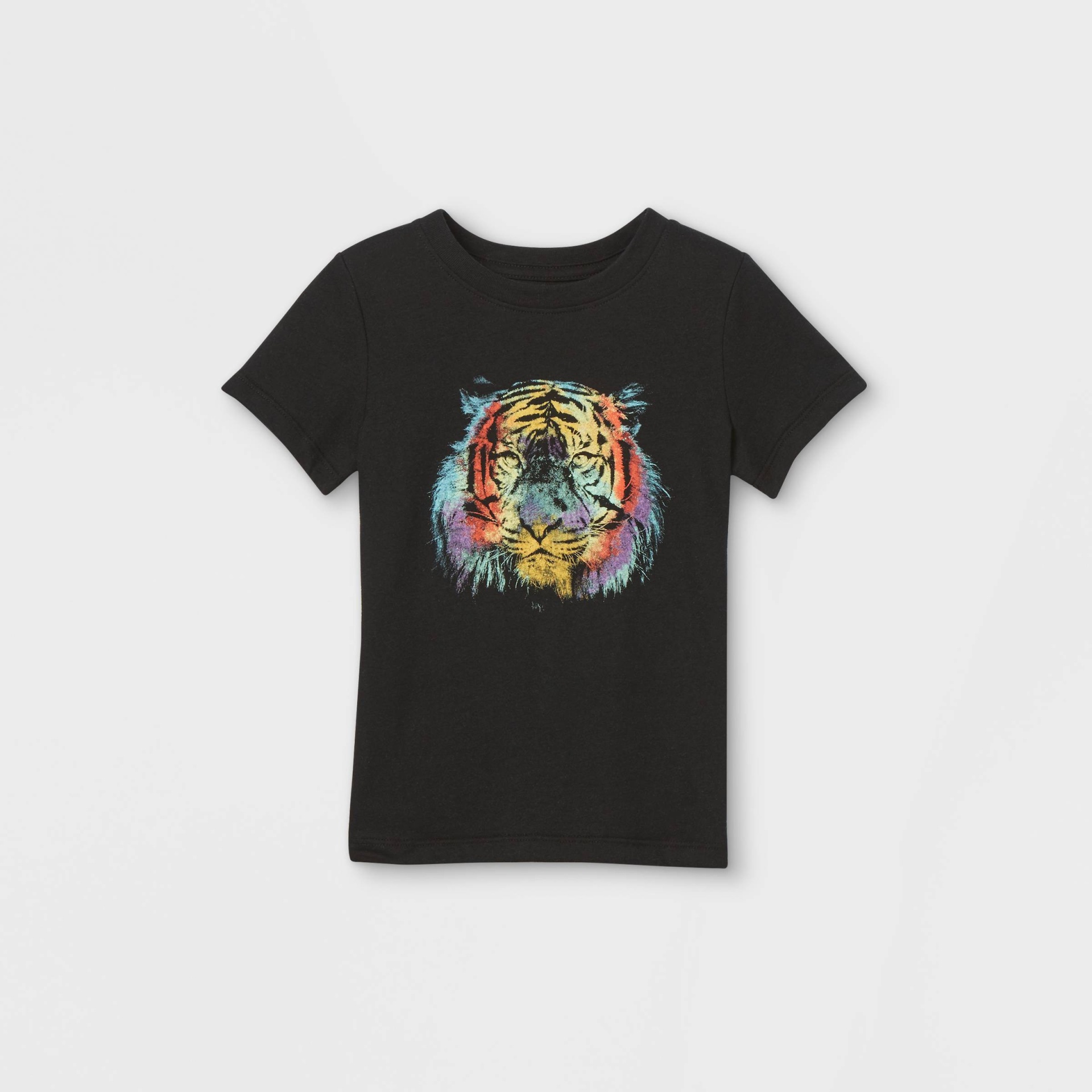 Boys Short Sleeve Tiger Graphic Tee