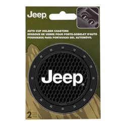 PlastiColor Jeep Auto Cup Holder Coasters 2 ea