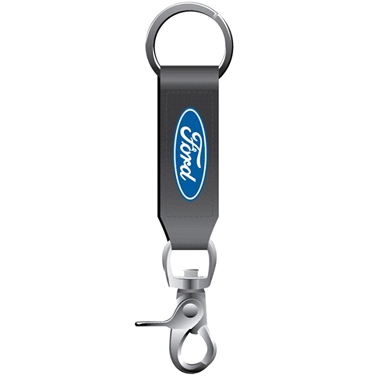 slide 1 of 1, Plasticolor Ford Strap Key Chain, 1 ct