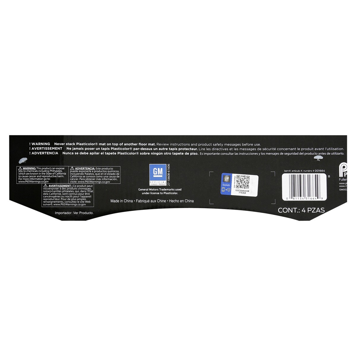 slide 2 of 2, Plasticolor WeatherPro Chevy Floor Mats Set, 4 ct