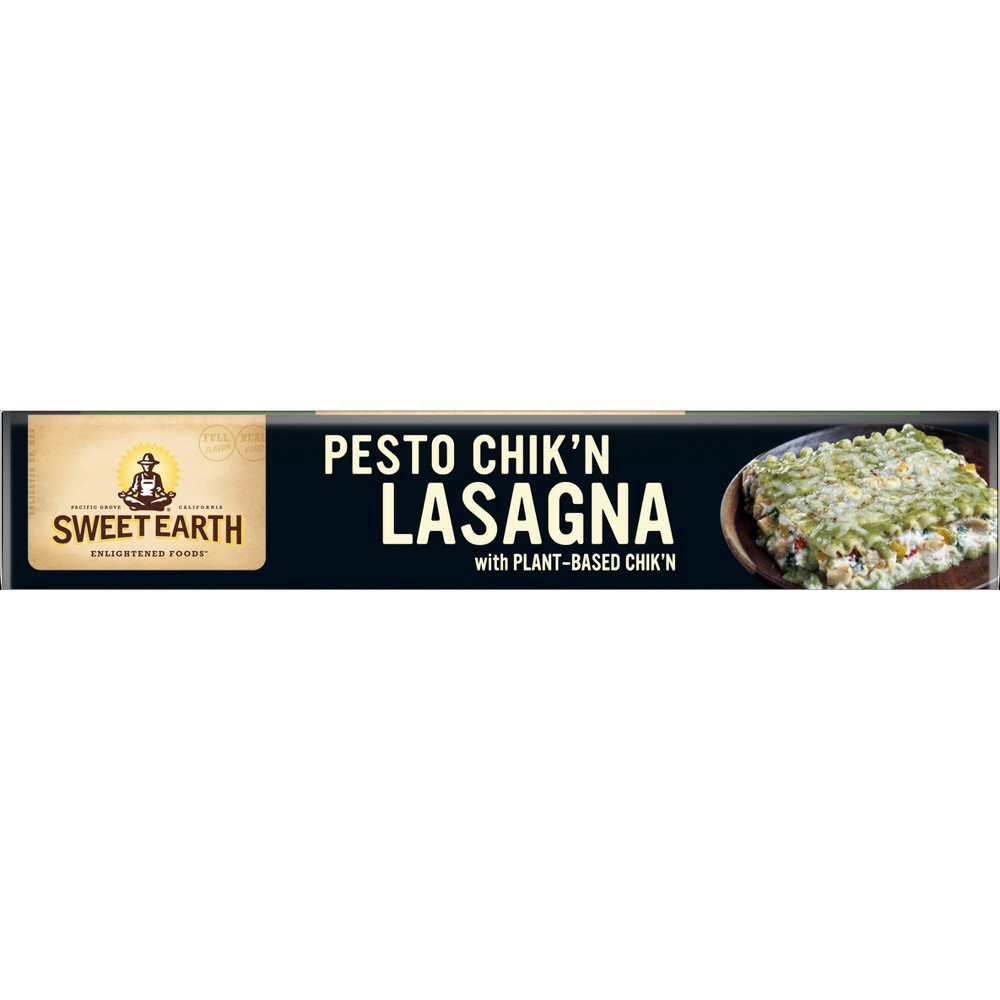 slide 2 of 9, SWEET EARTH NATURAL FOODS Sweet Earth Frozen Pesto Chik'n Lasagna Bowl - 10.5oz, 10.5 oz