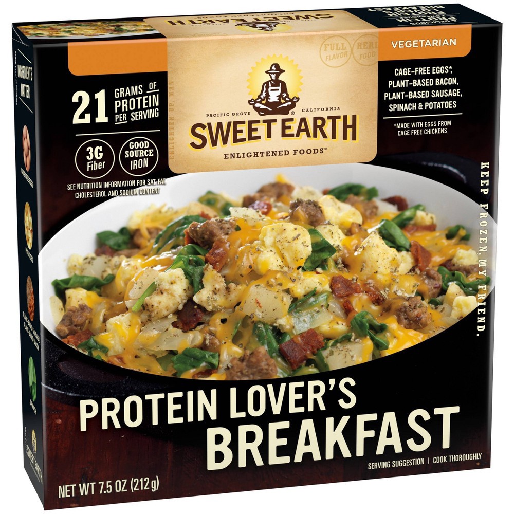 slide 11 of 31, SWEET EARTH NATURAL FOODS Sweet Earth Frozen Protein Lover's Breakfast Bowl - 7.5oz, 7.5 oz