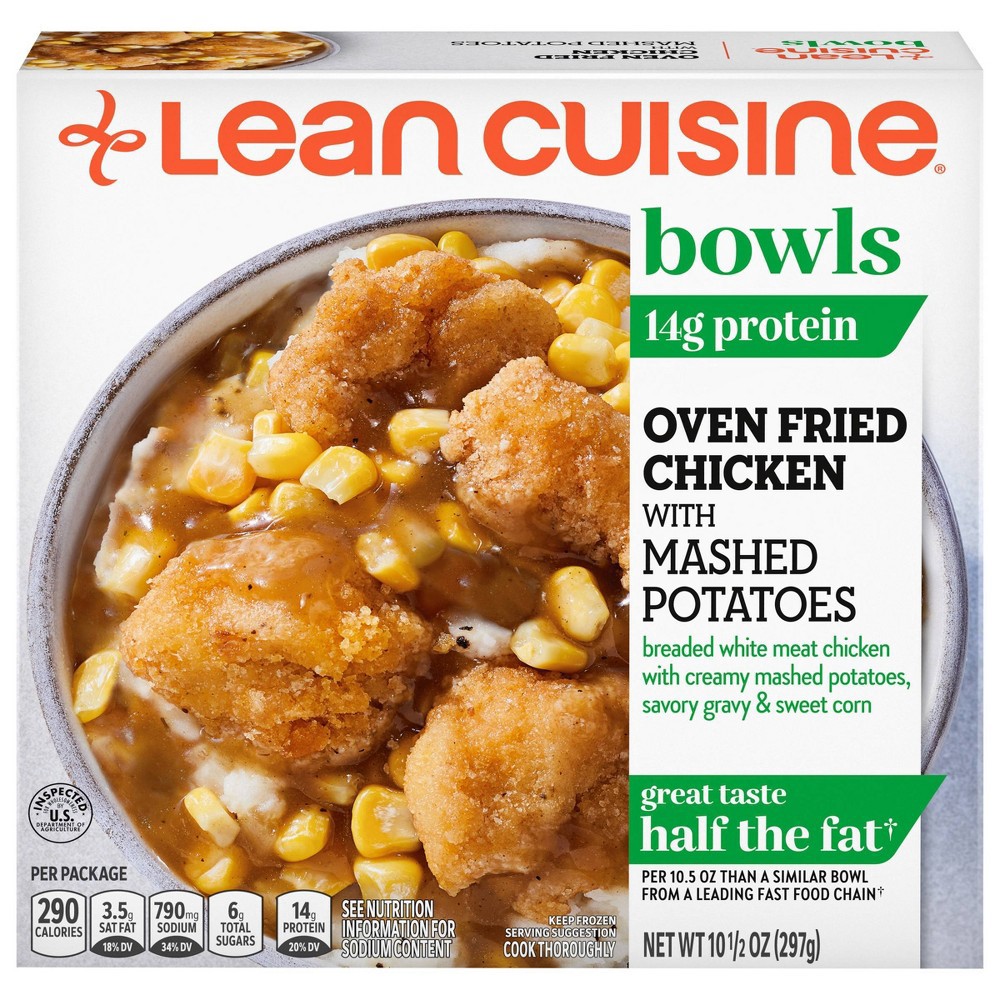 Lean Cuisine BOWLS Oven Fried Chicken with Mashed Potatoes 10.5 oz Shipt