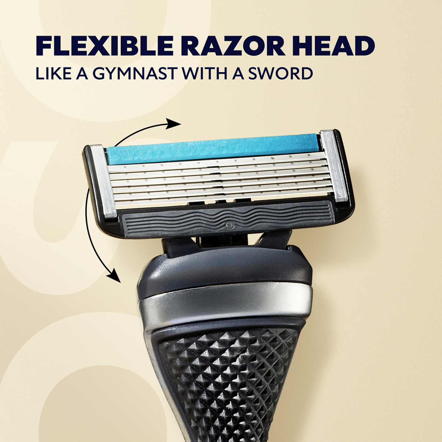 slide 3 of 5, Dollar Shave Club 6-Blade Men's Razor Starter Set - 1 Handle + 2 Cartridges, 0.214 lb