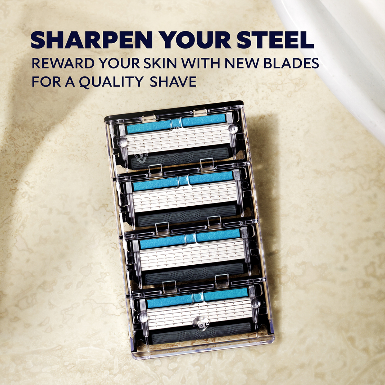 slide 4 of 4, Dollar Shave Club Men's Razor 6-Blade Razor Blade Refills 8 Count, 8 ct