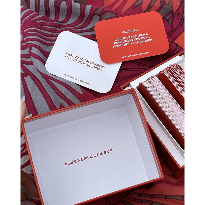 slide 13 of 13, We're Not Really Strangers Game: Creative Thinking Card Set, 2-6 Players, Party Game, 30 Min Play, 1 ct