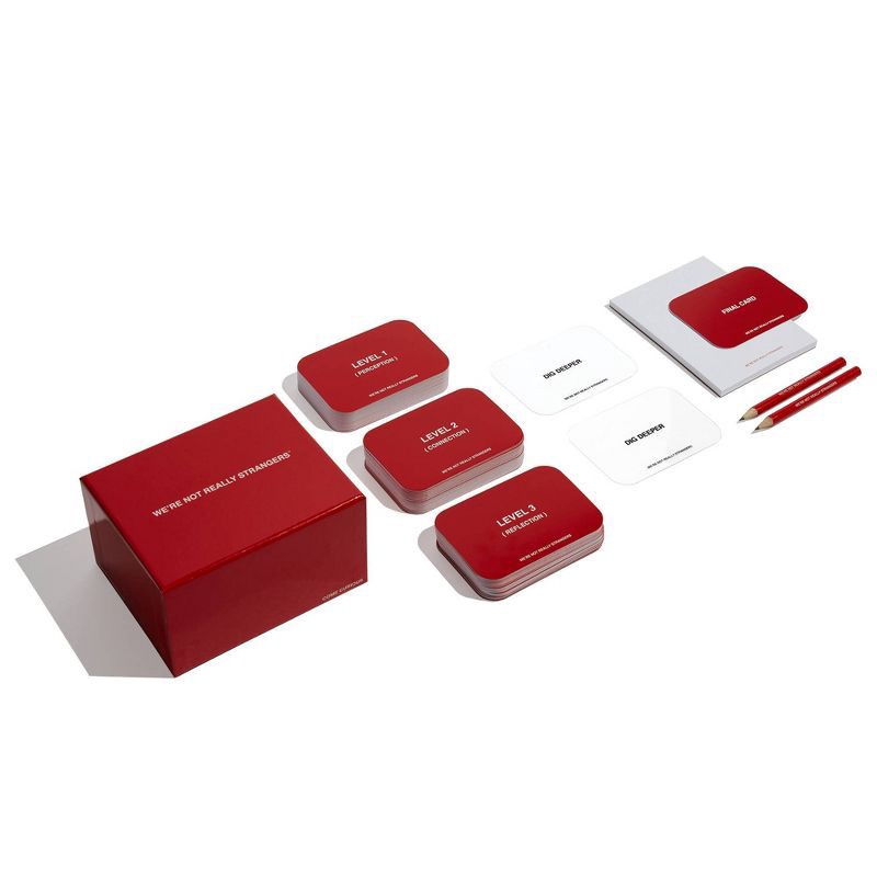 slide 6 of 13, We're Not Really Strangers Game: Creative Thinking Card Set, 2-6 Players, Party Game, 30 Min Play, 1 ct