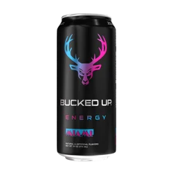 Bucked Up Miami Energy Drink- 16 oz