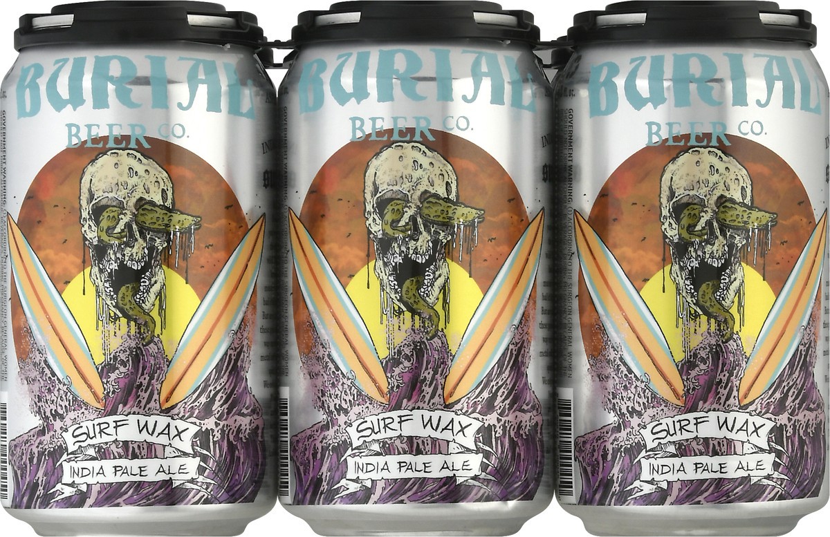slide 6 of 11, Burial Beer Burial Surf Wax Ipa, 6 ct; 12 fl oz