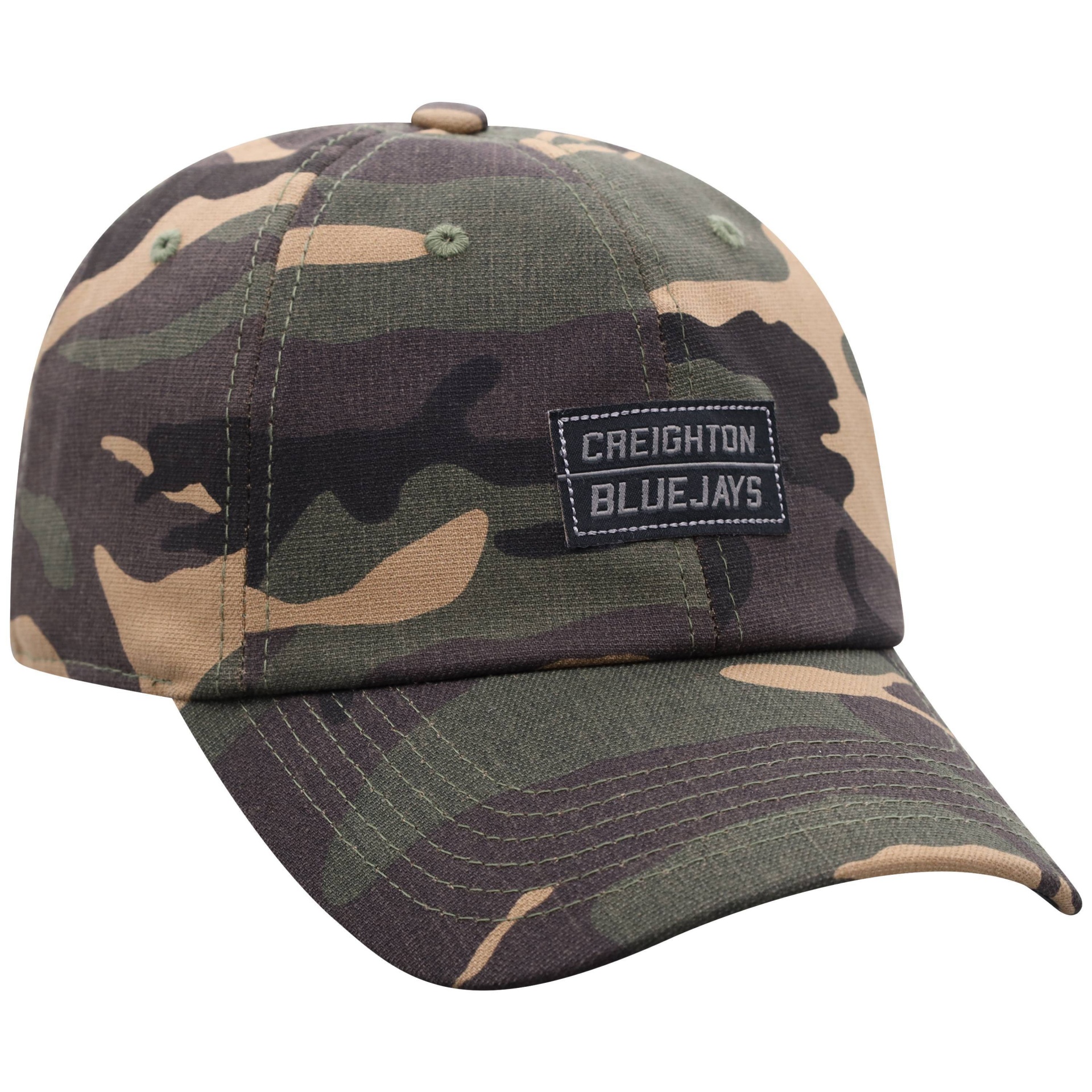 slide 1 of 2, NCAA Creighton Bluejays Men's Camo Washed Relaxed Fit Hat, 1 ct