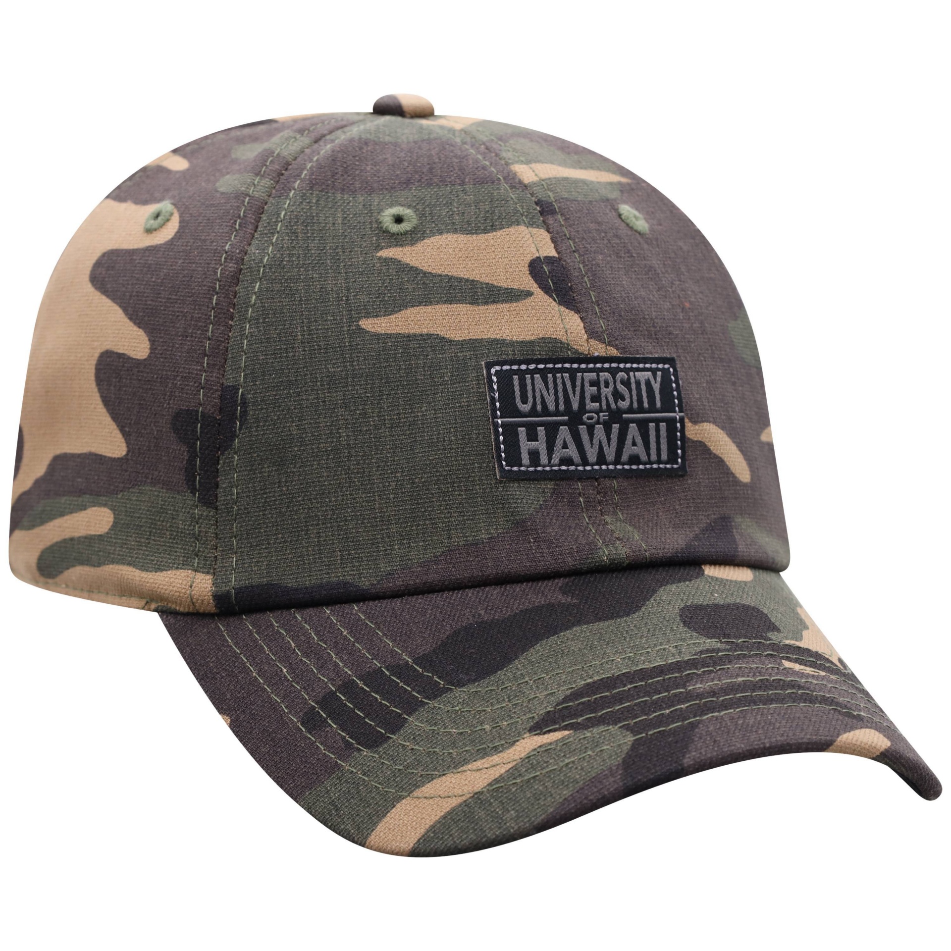 slide 1 of 2, NCAA Hawaii Rainbow Warriors Men's Camo Washed Relaxed Fit Hat, 1 ct