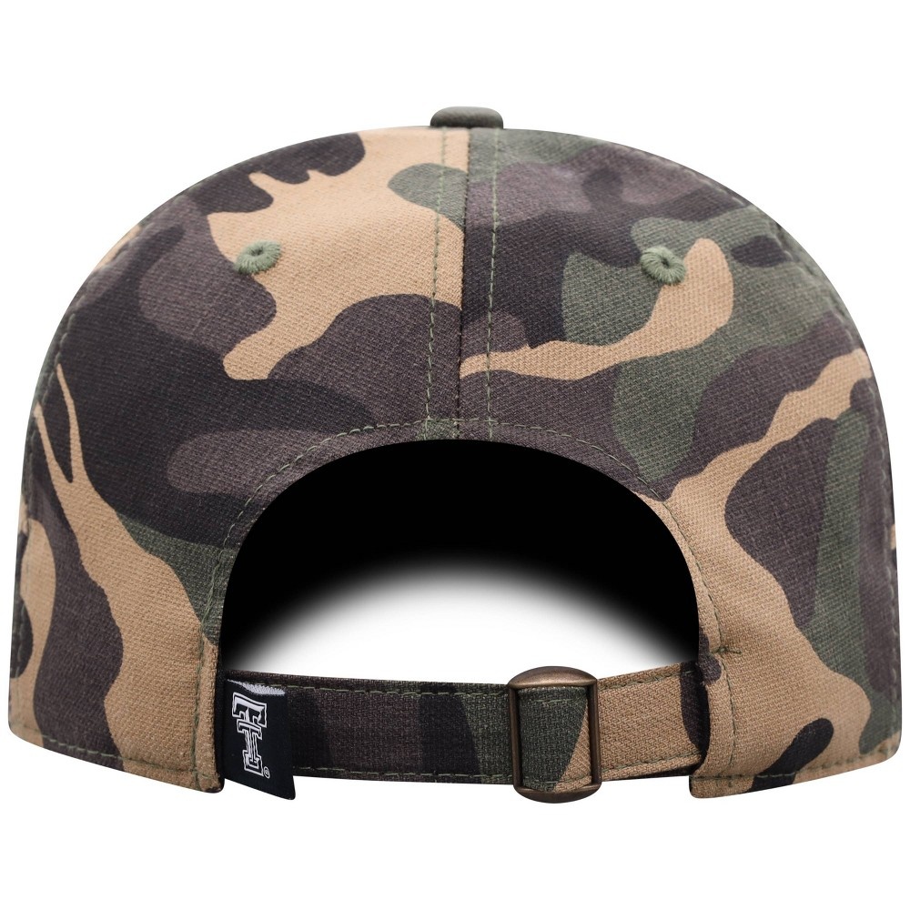 NCAA Texas Tech Red Raiders Men's Camo Washed Relaxed Fit Hat 1 ct | Shipt