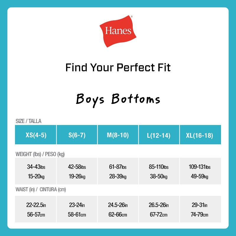 slide 5 of 5, Hanes Boys' 10pk Boxer Briefs - Colors May Vary XL, 10 ct