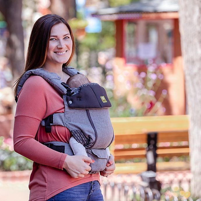 slide 5 of 9, lillebaby Serenity All Seasons Multi-Position Baby Carrier - Grey, 1 ct